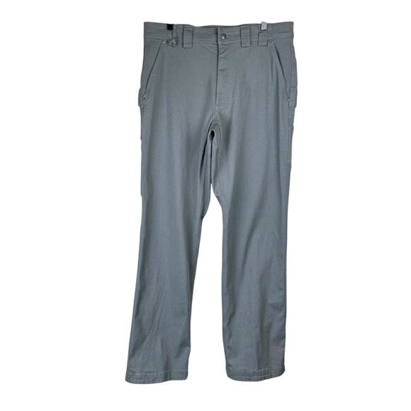 Duluth Trading 35x34 Gray Canvas Relaxed Fit D-Flex Fire Hose Carpenter Pants - Picture 4 of 14